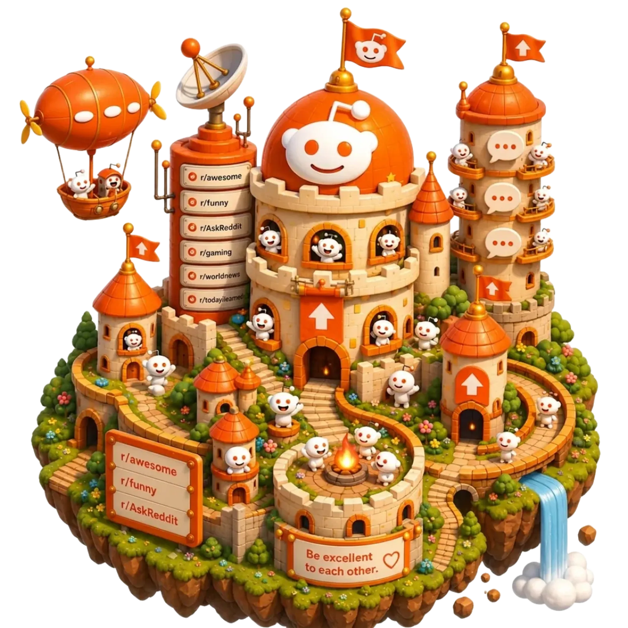 Reddit platform castle