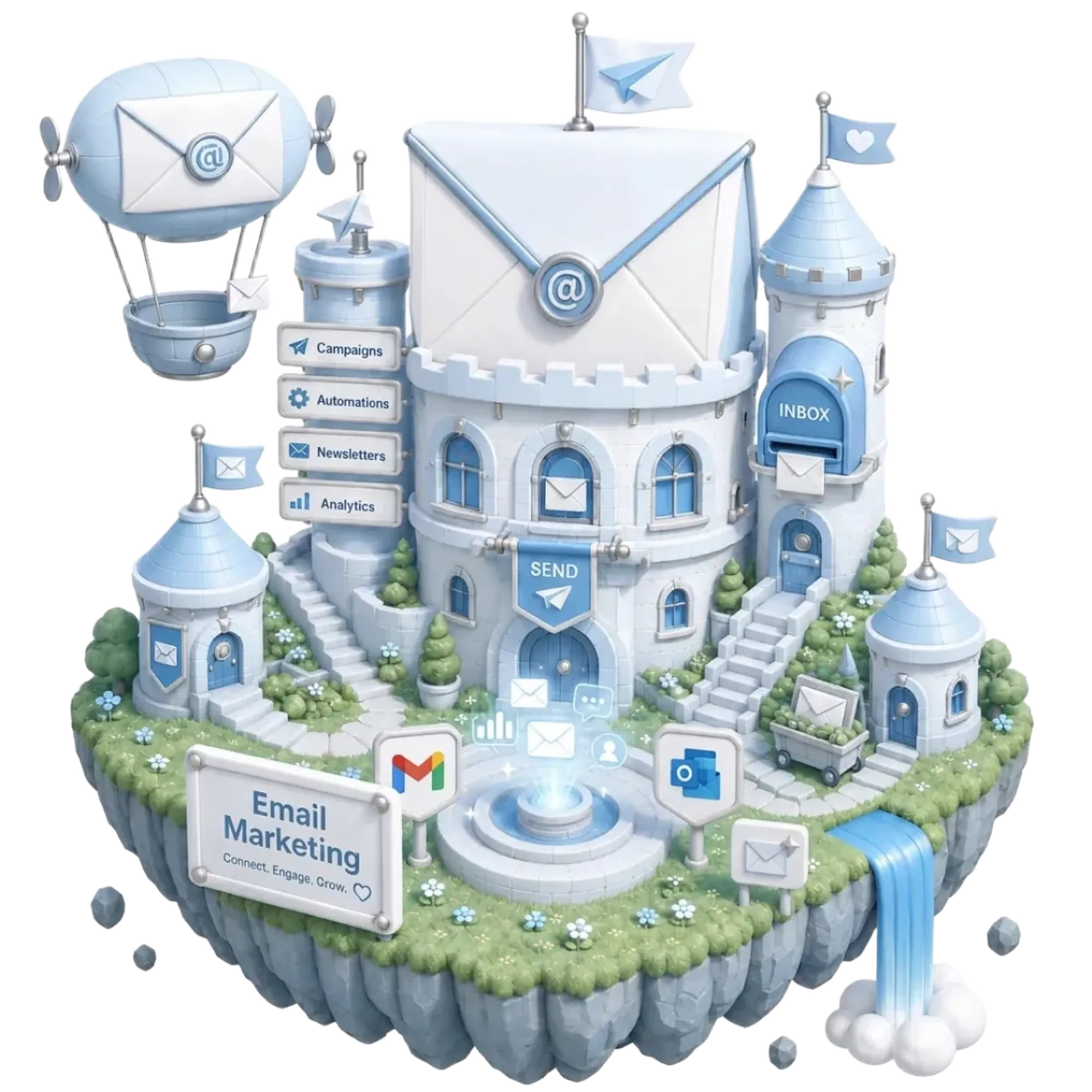 Email platform castle